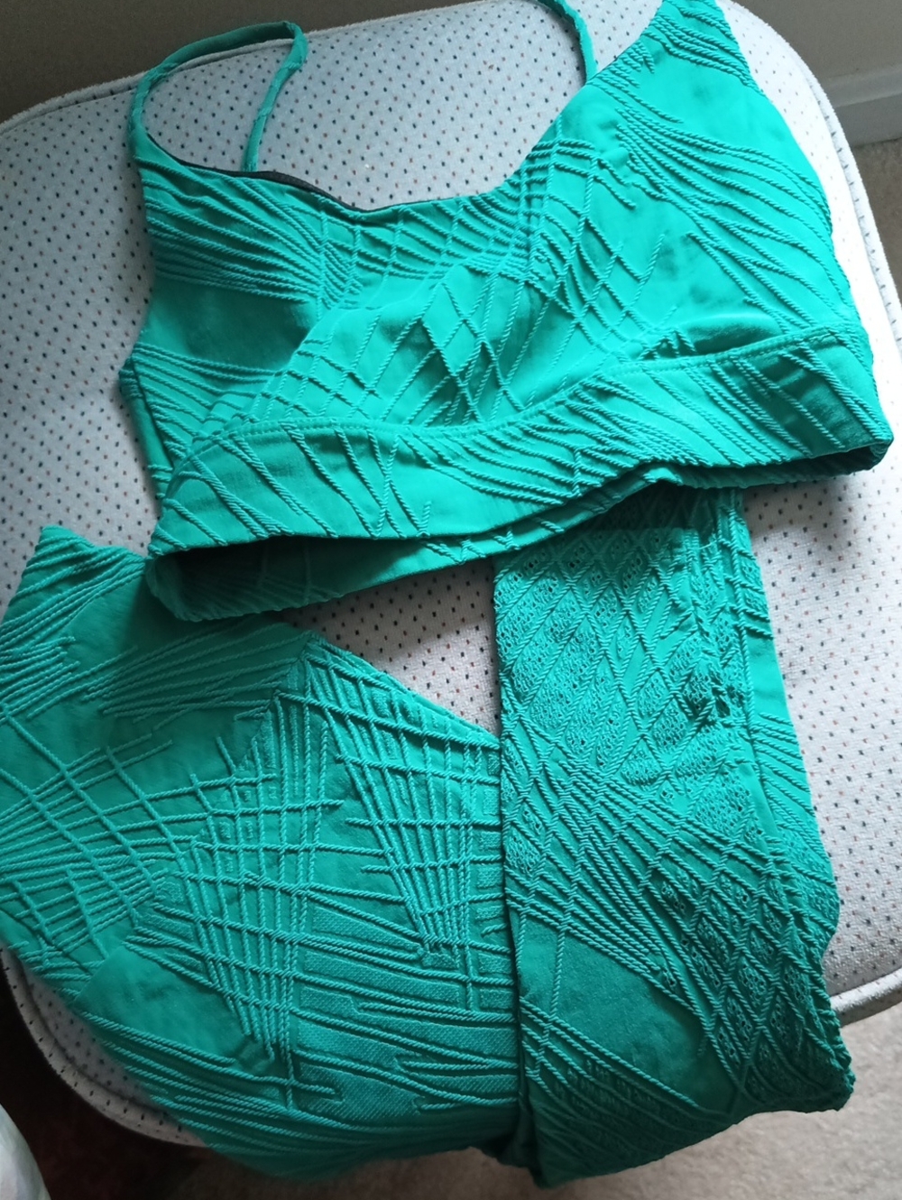 High-Waist Teal Seamless Leggings - Women